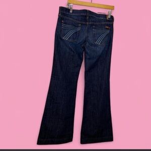 7 For All Mankind Dark Indigo Flared Jeans